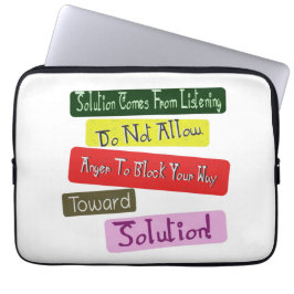 Nehmen Sie die Liebe-Einmal-Beziehung zur Lösung!  Laptopschutzhülle