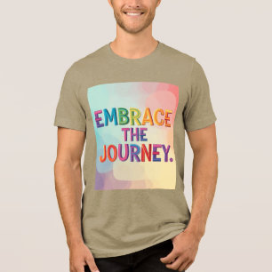 Nehmen Sie die Reise ein. Tri-Blend Shirt