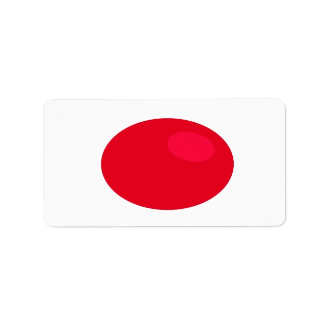 Nehmen Sie die rote Tablette Adressaufkleber (Vorne)