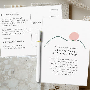 Nehmen Sie die Sonne der Hohen Straße für den Kong Postkarte