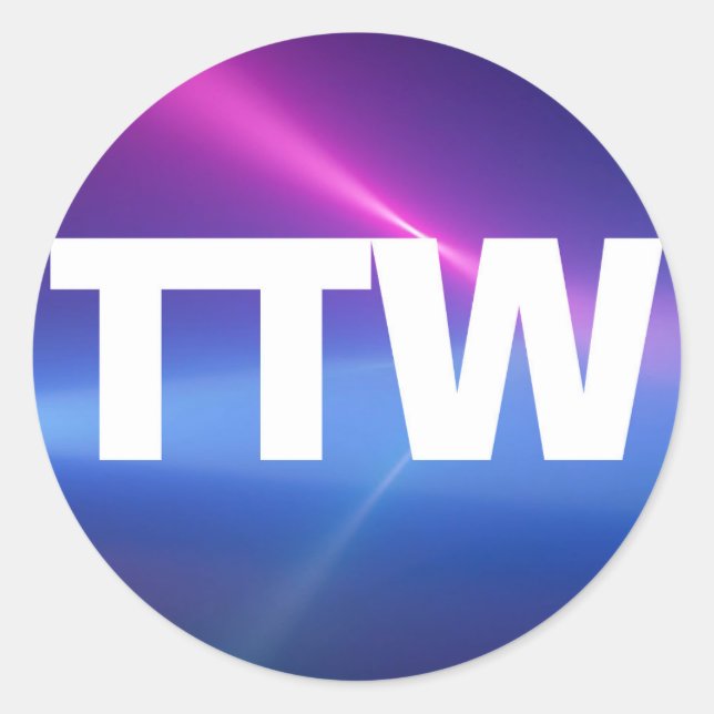 Nehmen Sie die W Sticker (Vorderseite)