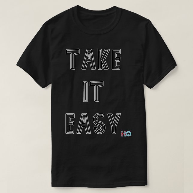 Nehmen Sie Easy Hipster Golf T-Shirt (Design vorne)