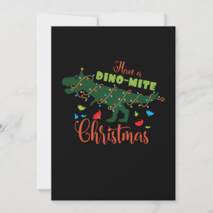 Nehmen Sie ein dinomitisches Weihnachten Save The Date