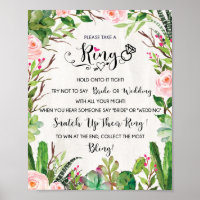 Nehmen Sie ein Ring Game Fiesta Cactus Brautparty