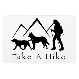 Nehmen Sie ein Wandermagnet - Labrador/Hirte Magnet