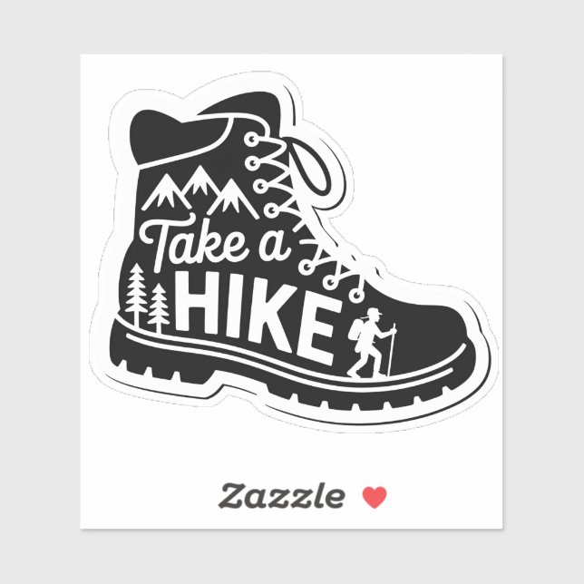 Nehmen Sie eine Hip Boot Silhouette Design Aufkleber (Blatt)