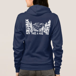 Nehmen Sie eine monochrome Berglandschaft zu Wande Hoodie