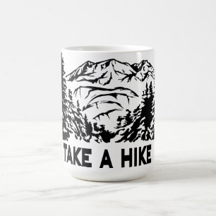 Nehmen Sie eine monochrome Berglandschaft zu Wande Kaffeetasse