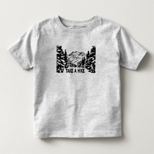 Nehmen Sie eine monochrome Berglandschaft zu Wande Kleinkind T-shirt