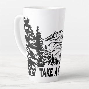 Nehmen Sie eine monochrome Berglandschaft zu Wande Milchtasse