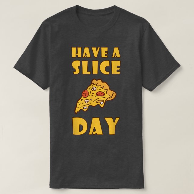 Nehmen Sie eine Pizza am Abend, die Junk Food isst T-Shirt (Design vorne)