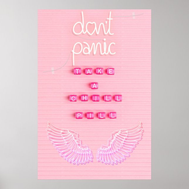 Nehmen Sie eine Tablette Poster (Vorne)