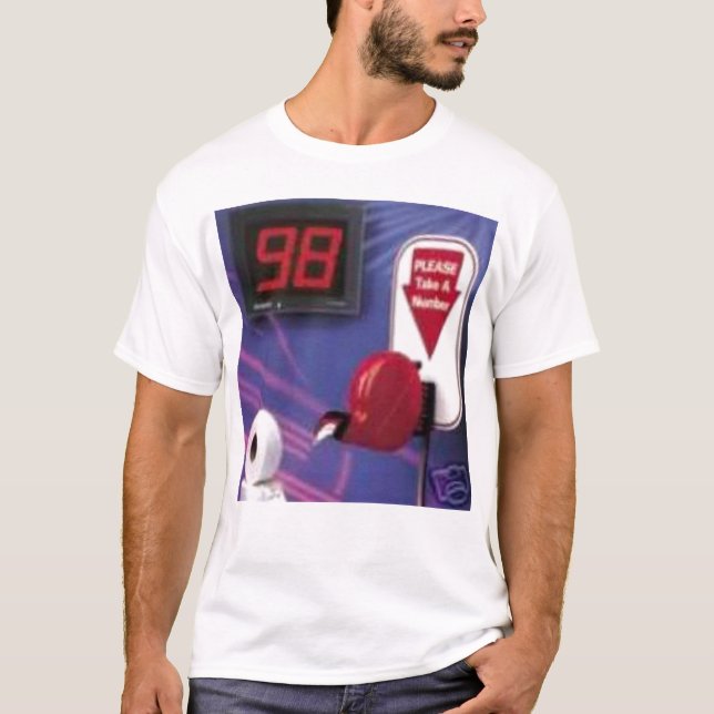 Nehmen Sie eine Zahl T-Shirt (Vorderseite)