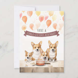 Nehmen Sie einen korgi-licious Geburtstag. Corgi B