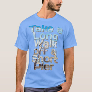 Nehmen Sie einen langen Spaziergang von einem Kurz T-Shirt