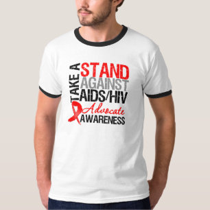 Nehmen Sie einen Stand gegen AIDSHIV T-Shirt