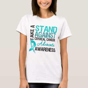 Nehmen Sie einen Stand gegen Gebärmutterkrebs T-Shirt