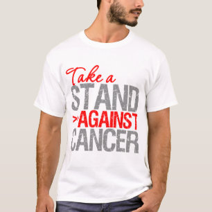 Nehmen Sie einen Stand gegen Krebs - Mundkrebs T-Shirt