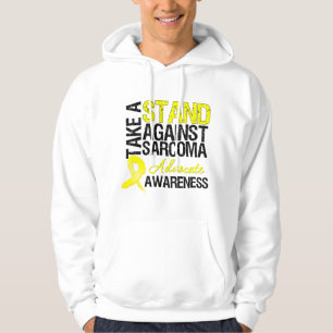 Nehmen Sie einen Stand gegen Sarkom Hoodie