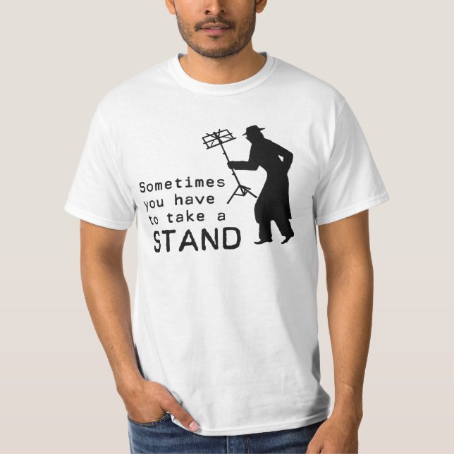 Nehmen Sie einen Stand T-Shirt (Vorderseite)