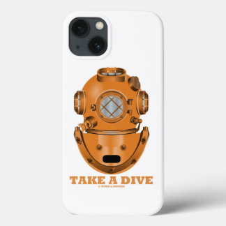 Nehmen Sie einen Tauchhelm für Tieftauchen Case-Mate iPhone Hülle