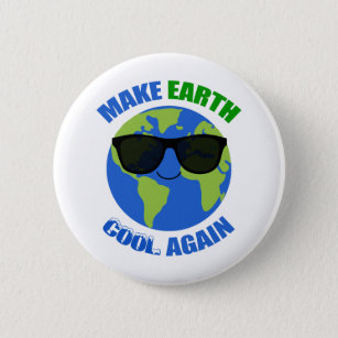 Nehmen Sie Erde coole wieder Klima-Änderung vor Button