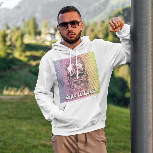 Nehmen Sie es leicht Hippie Hoodie (Von Creator hochgeladen)