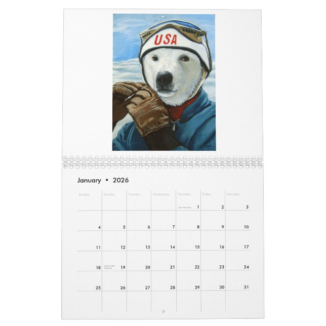 Nehmen Sie Flug im neuen Jahr Kalender (Jan 2026)