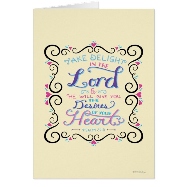 Nehmen Sie Freude im Lord (Vorne)