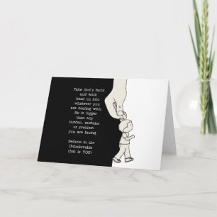 Nehmen Sie Gottes Hand Karte