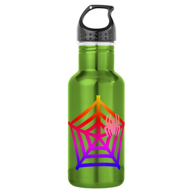 Nehmen Sie Ihr Getränk in einem grünen Stil mit Edelstahlflasche (Vorderseite)