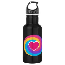 Nehmen Sie Ihr Getränk in einem schwarzen Stil mit Edelstahlflasche