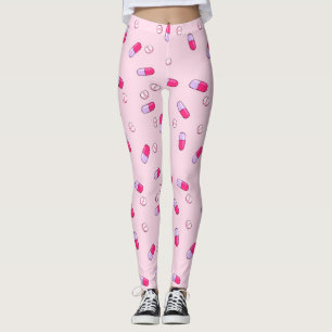 Nehmen Sie Ihre Medizin-Leggings (Rosa) Leggings