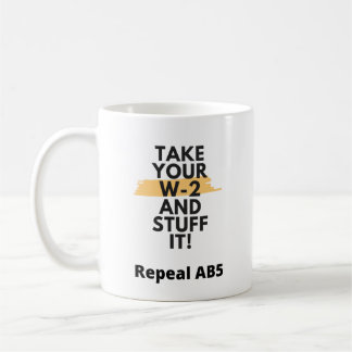 Nehmen Sie Ihre W-2 und Stuff It Tasse