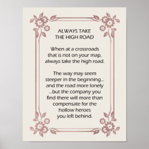 Nehmen Sie immer den Motivierend Nudge. Poster