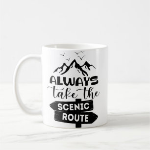 Nehmen Sie immer die Landschaftliche Einnahme Kaffeetasse