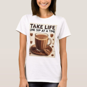 NEHMEN SIE LEBEN EINE SEITE NACH DER ZEIT T-Shirt