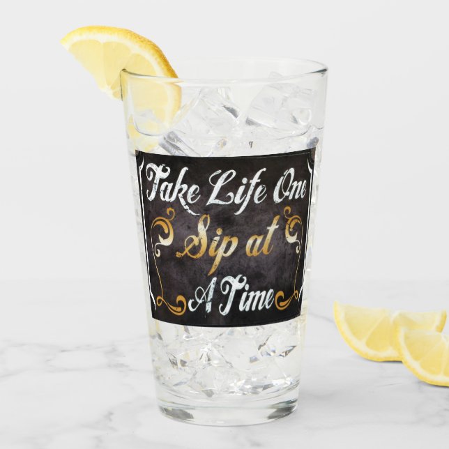Nehmen Sie Life One Six auf einmal. Glas (Vorderseite Ice)