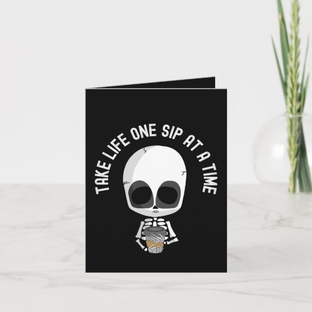 Nehmen Sie Life One Six zu einer Zeit - Ermutigung Karte (Vorderseite)