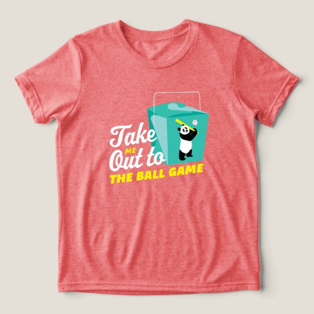 Nehmen Sie mich aus dem Ball-Game-Sammelcontainer Tri-Blend Shirt (Design Vorderseite)