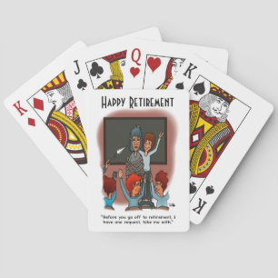 Nehmen Sie mich mit beim Kartenspielen Spielkarten