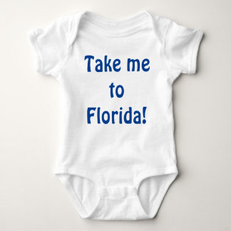 Nehmen Sie mich zu Florida! Baby Strampler