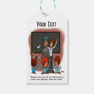 Nehmen Sie mir Geschenktasten mit Geschenkanhänger