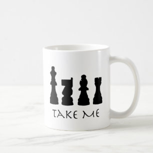 Nehmen Sie mir Schach-Stücke Kaffeetasse