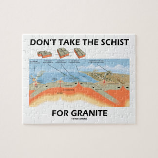 Nehmen Sie nicht den Schiefer für Granit Puzzle