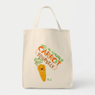 Nehmen Sie sich Carrot selbst  Motivierend Angebot Tragetasche
