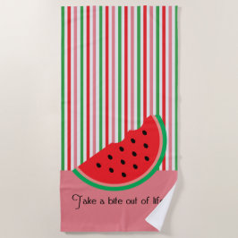 Nehmen Sie sich ein Stück vom Strand. Strandtuch