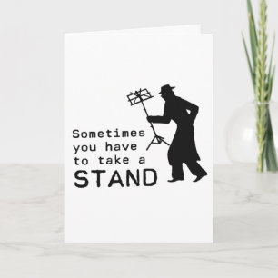 Nehmen Sie sich einen Stand Karte