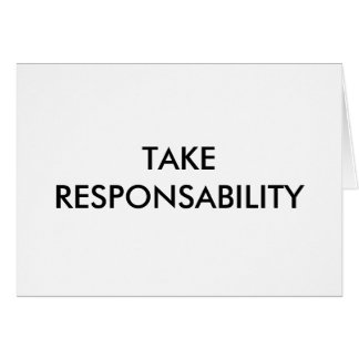 NEHMEN SIE VERANTWORTUNG