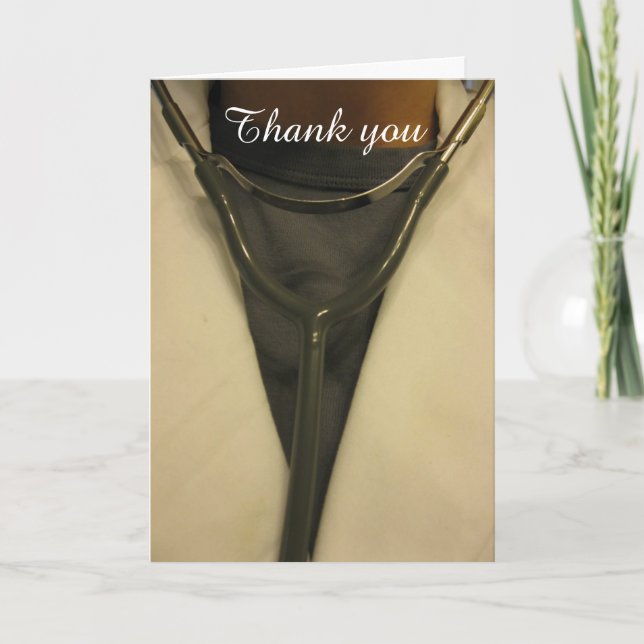 Nehmen Sie zwei Aspirin Physician Retirement Card Dankeskarte (Vorderseite)